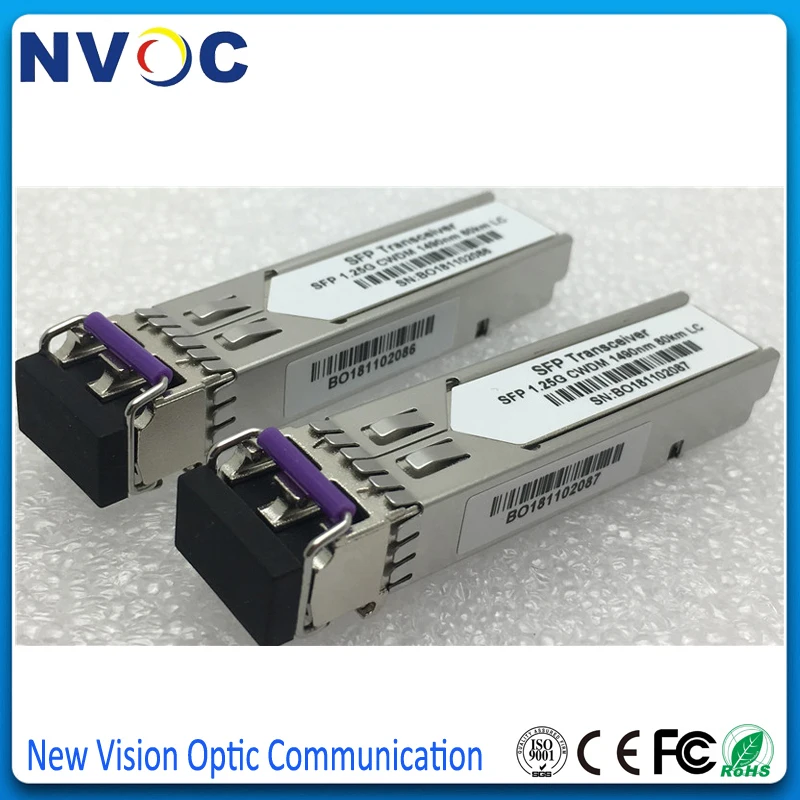 Бесплатная доставка 1 25 г 120 км SFP 1270nm 1290nm 1310nm 1330nm 1350nm CWDM дуплексный оптический