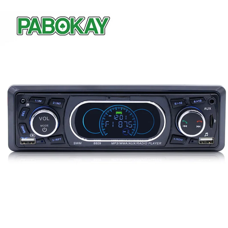 8809 стерео аудио пульт дистанционного управления mp3-плеер 1 Din AUX/TF/USB FM Bluetooth автомобильный Радио автомобильный mp3-плеер
