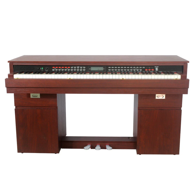

Desk Piano Simple Walnut 88-Key Electric Piano Home Desktop Hammer Piano