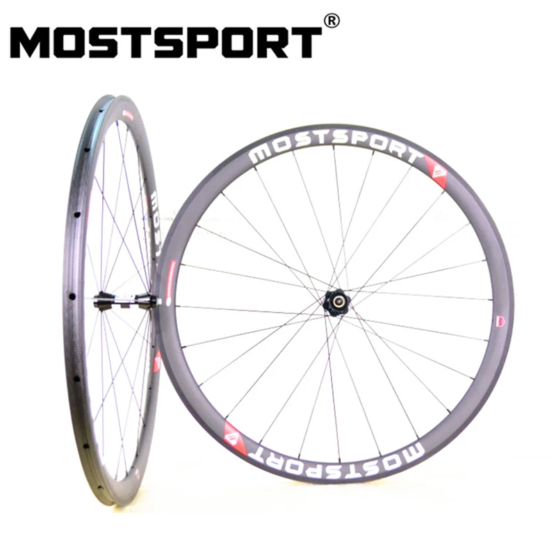 MOSTSPORT 38 мм трубчатые Углеродные колеса с прямой тягой DT Swiss 350 ступицы Sapim CX RAY