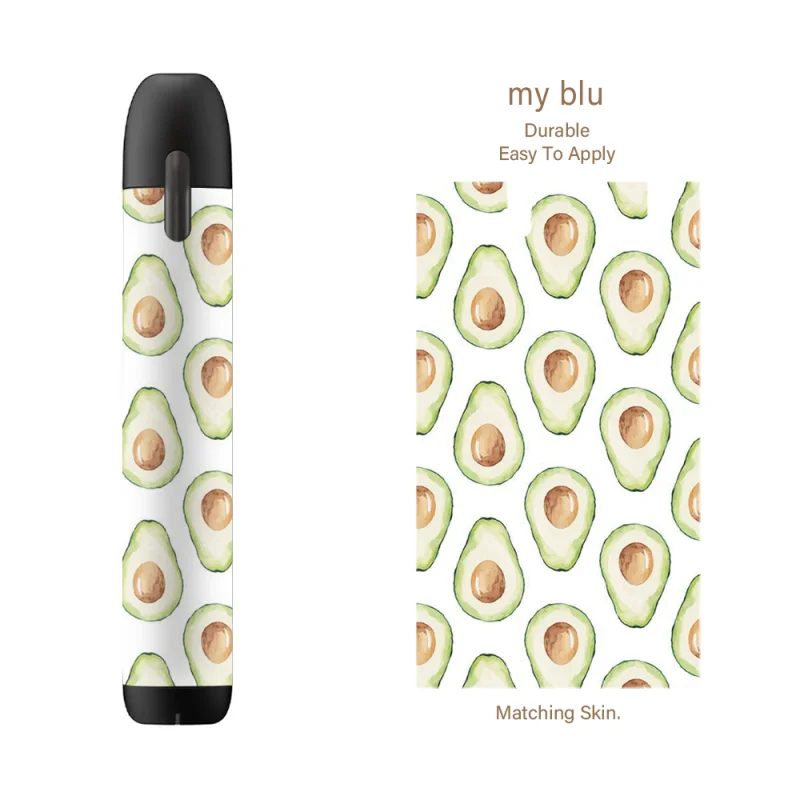 Avocado SHIODOKI 2 Упаковка myblu наклейка для кожи для Pax my blu 2.5D технология ультра тонкая защитная наклейка для myblu обертывания чехлы-еда - Цвет: Avocado
