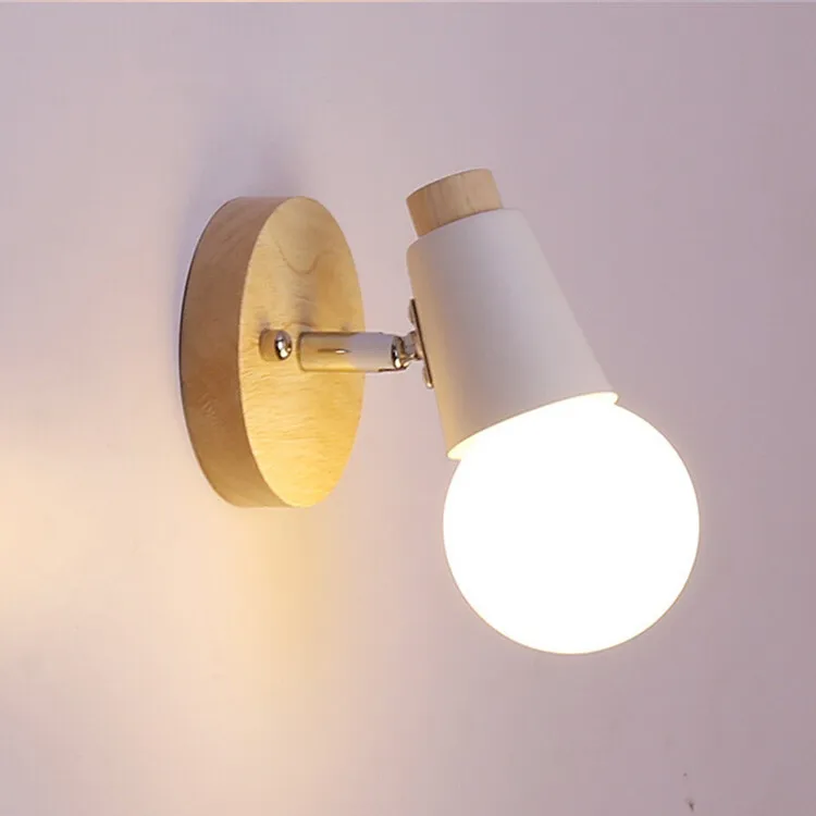 Loft Lamp Wall Light Fixtures Iron Arandela Bedroom Lights Wall Sconce Stair Beside Wandlamp Led Bathroom Nordic Mirror Lamps