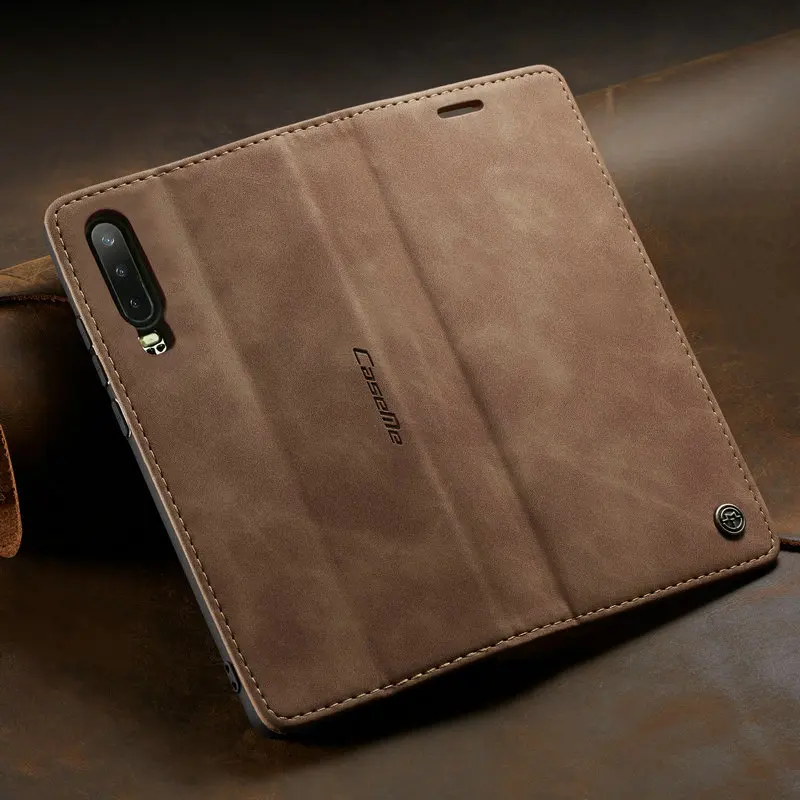CaseMe Чехол-книжка для huawei mate 30, Магнитный чехол для huawei P30 lite P20 Pro P Smart, Роскошный Матовый кожаный чехол с отделением для карт