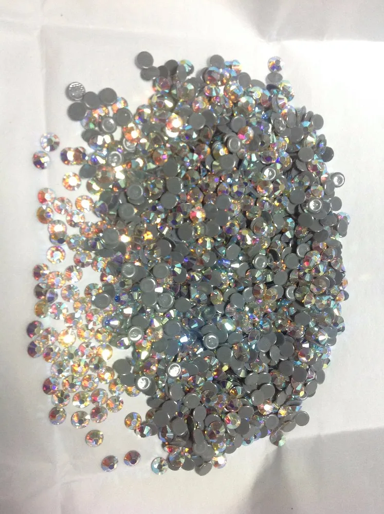 Горячая фиксация ab crystal ss16 технология супер резки с 100 грубой в упаковке