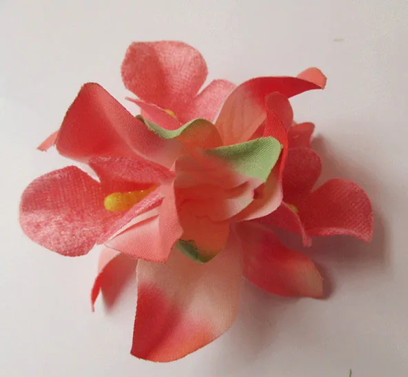 Искусственные головки цветов Имитация трех орхидеи искусственный цветок