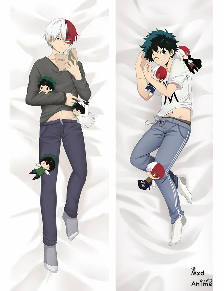 Boku no My Hero Академия TODOROKI SHOTO декоративная обнимающая подушка для тела Чехол Otaku