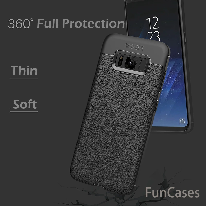Чехлы для телефонов Samsung Galaxy S8 роскошный противоударный чехол Силиконовый ТПУ