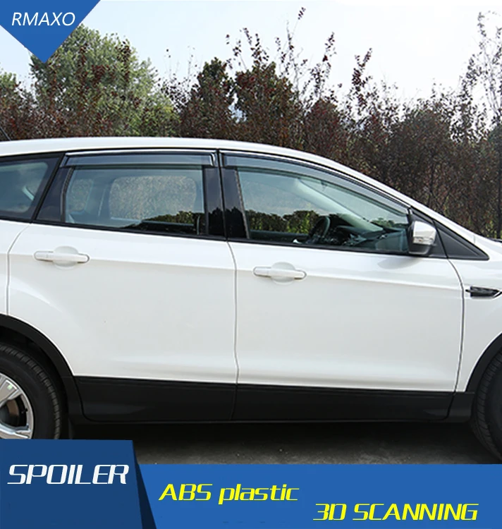 Пластиковый козырек для окна Ford Escape Kuga отверстия защита от солнца дождя