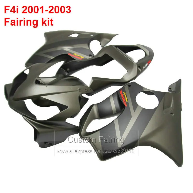 

Матовый черный обтекатель комплект для HONDA CBR600 F4i 01 03 02 2001 2002 2003 высокое качество инъекции Обтекатели DC39