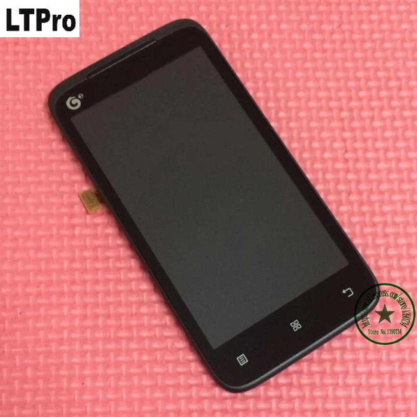 LTPro 100% гарантия рабочий Черный сенсорный экран дигитайзер с ЖК дисплеем в сборе