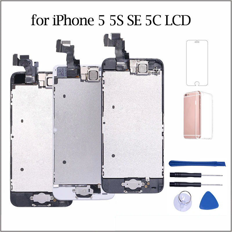 AAA ++ ЖК дисплей для iPhone 5 5s полный комплект дигитайзер в сборе сменный модуль
