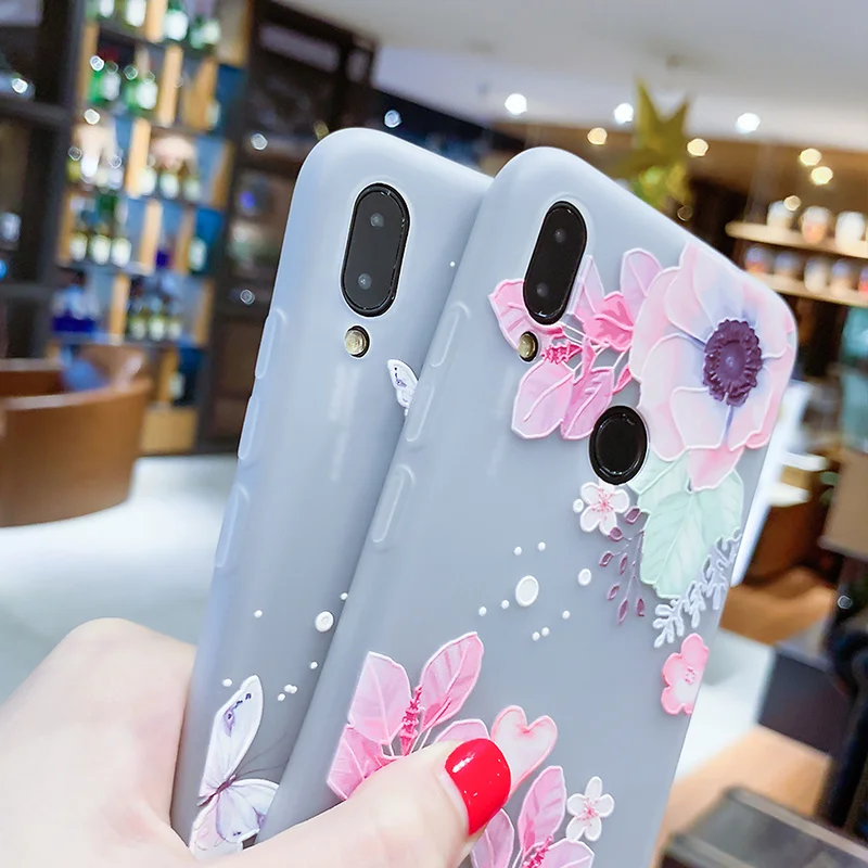Чехлы с цветами для Redmi Note 7 чехол 6 5 Pro мягкий из ТПУ телефона 4A 5A 4X S2 Plus | Мобильные