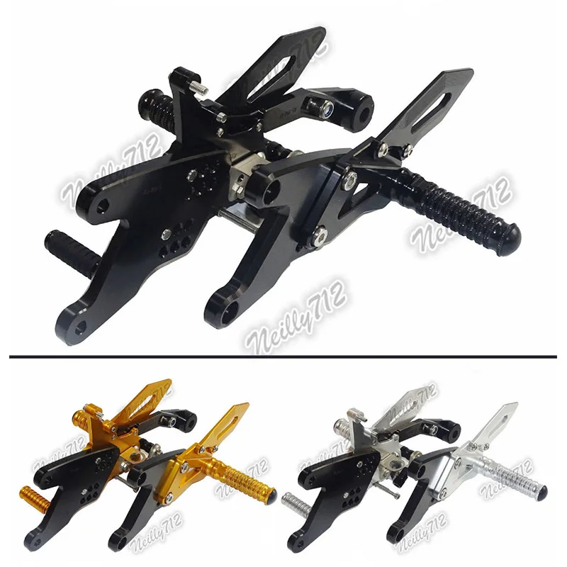 Waase мотоциклетные с ЧПУ Регулируемые задние комплекты для всадника подножки ног