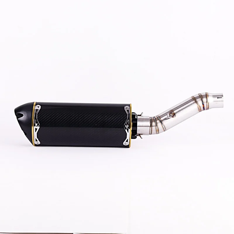 

Motorcycle Full Exhaust System Muffler Escape Modified Contact Middle Link Pipe Tube Slip On For Honda CBR300 CBR300R