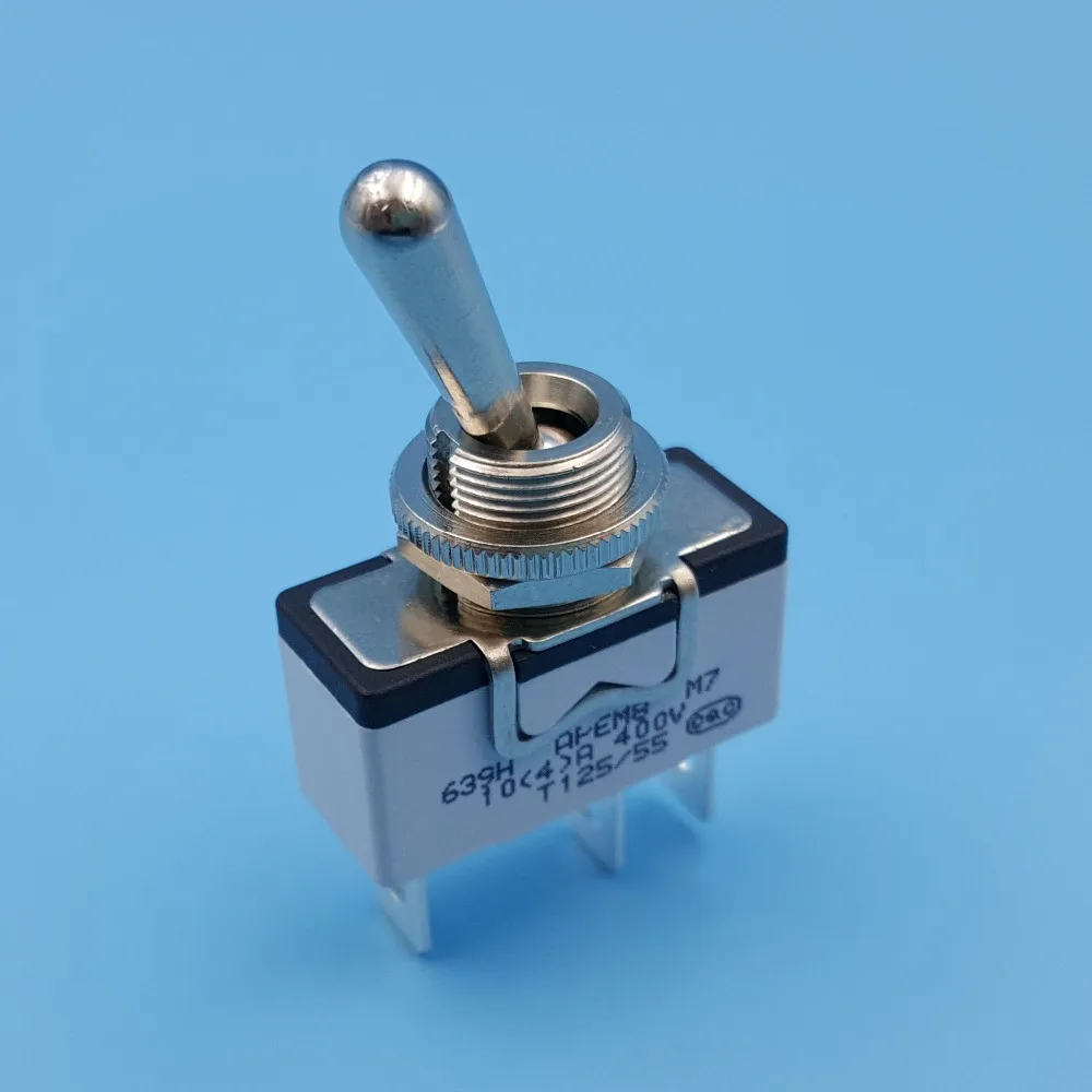 APEM 639H/2 12mm Metal Lever 3Pin ON-OFF-ON Maintained 3Position SPDT Toggle Switch | Обустройство дома