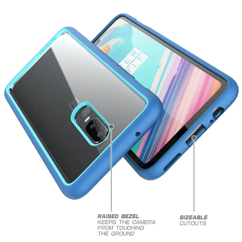 Чехол для телефона для OnePlus 6 SUP, чехол UB, стильная серия, противоударный Гибридный защитный бампер премиум класса из ТПУ+ чехол из поликарбоната для One Plus 6, чехол