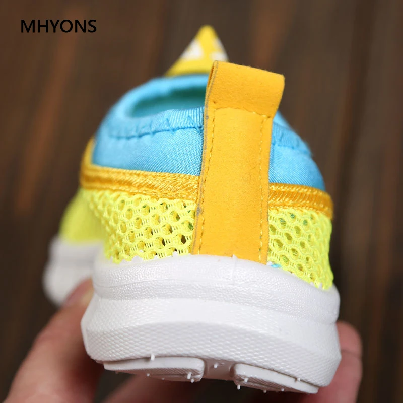 MHYONS/Коллекция 2018 года летняя модная детская обувь с вырезами дышащая из
