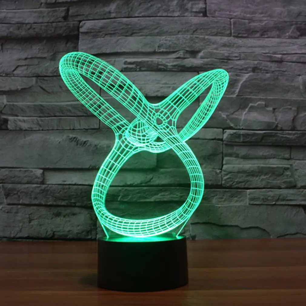 Уникальная форма 3D огни красочные светодио дный светодиодные постепенное