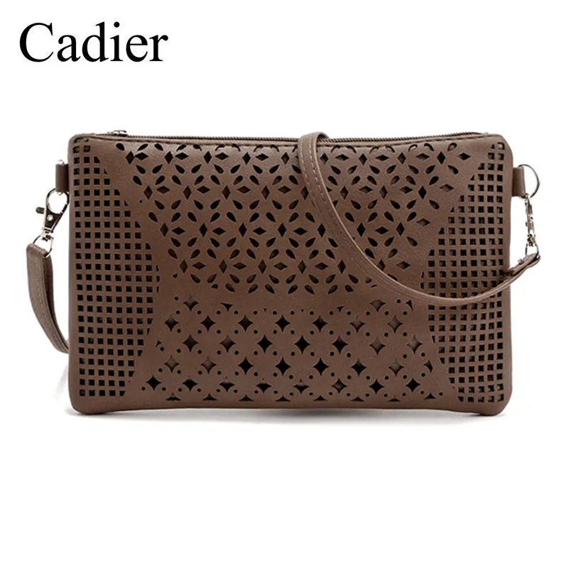 2017 Винтаж Женщин Выдалбливают Мини Щитка Сумка Кожа PU Креста Тела Модельер