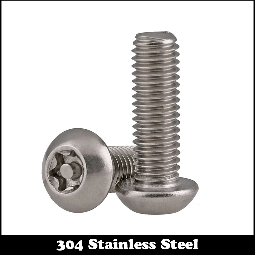 M6 * 25 M6x25 30 M6x30 35 M6x35 304 нержавеющая сталь 304ss Torx 6 шестилопастный штифт в круглой