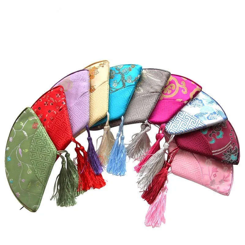 Веерообразный кошелек на молнии подарочные сумки для ювелирных изделий сумка