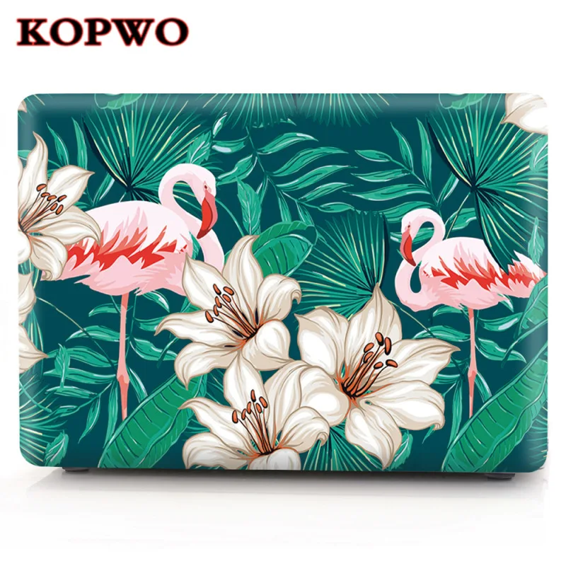 Чехол для ноутбука KOPWO с фламинго Apple Macbook Air Pro 11 6 12 13 3 15 4 чехол A1708 A1932 A1369 A1466|Сумки и