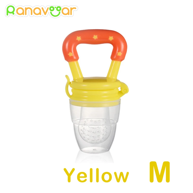 yellow M Детская соска для свежего питания, соска для молока, бутылочки для кормления - Цвет: yellow M