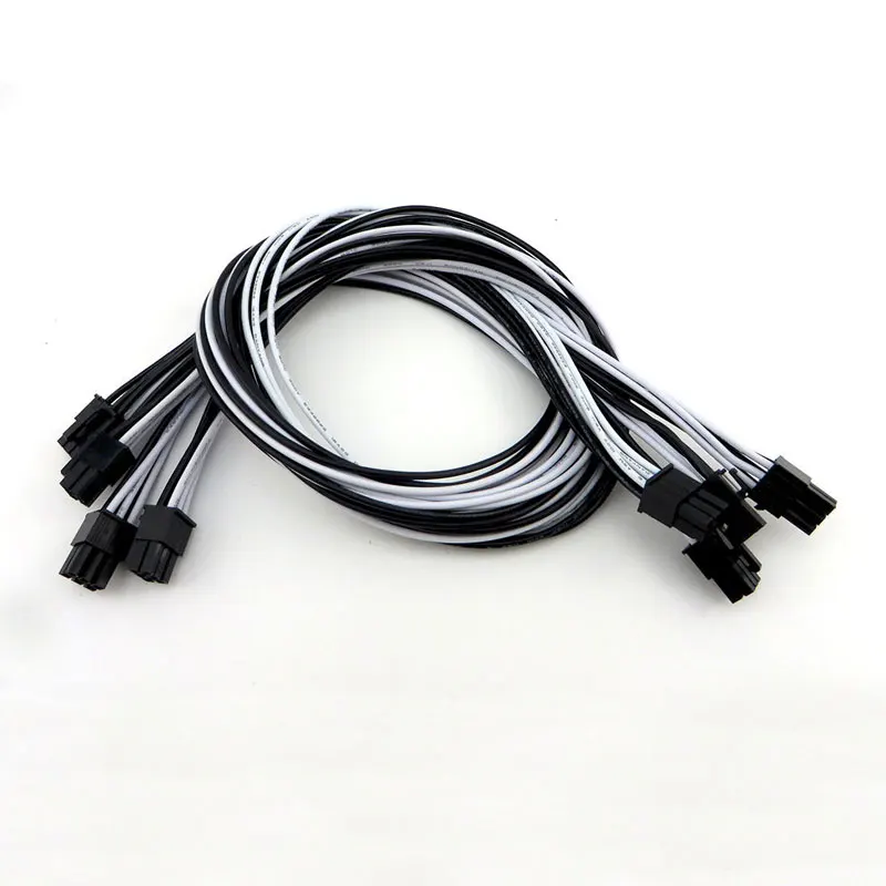 10 шт./лот Бесплатная доставка UL1007 16AWG 6Pin PCIe кабель питания для GPU видеокарты ETH