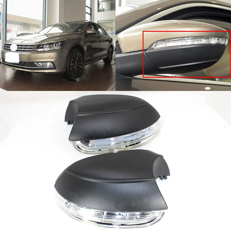 

Brand New Turn Signal Light Side Mirror Assemble Indicator w/ Puffle Lamp For VW Passat 2011-2017