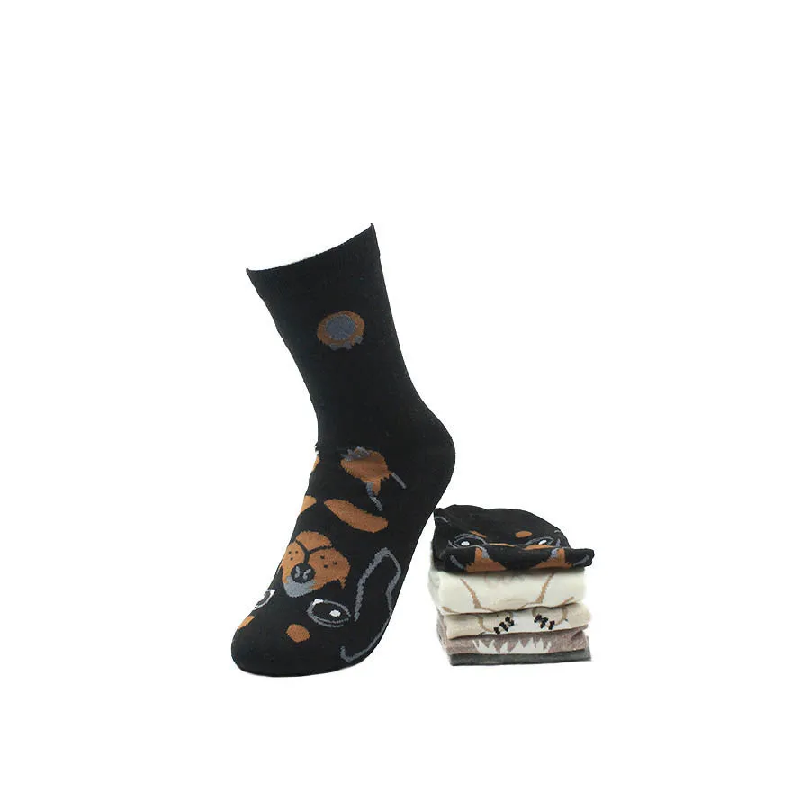 Милые носки [EIOISAPRA] в стиле Харадзюку с изображением собаки/Мопса|Носки| |