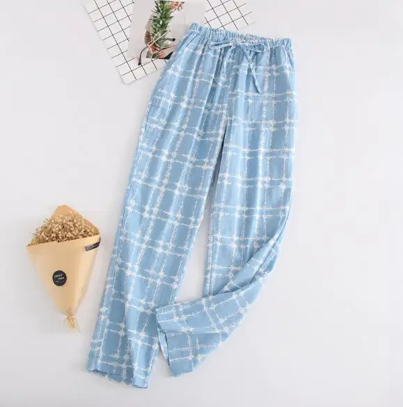 print 9 New Outerwear home pant women autumn winter sleepwear pajama pants print cotton long sleep pant ladies homewear lounge trousers - Цвет: print 9