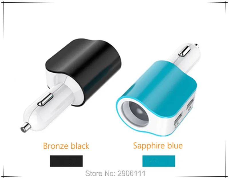 Автомобильное автомобильное зарядное устройство с двумя usb портами