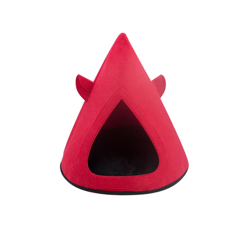HEYPET Cat Bed Cats House Pet House Cat Mat Dog Bed for Puppy Kitten Pet Supplies - Цвет: red-2