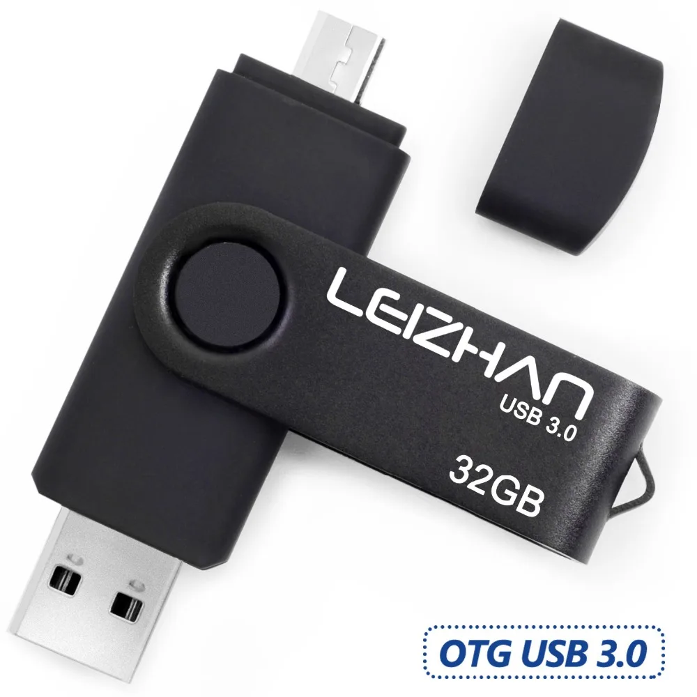 LEIZHAN 16 Гб Micro флеш накопитель USB 3 0 флешка 64 OTG флэш 32 Память Флешка компьютер U диск