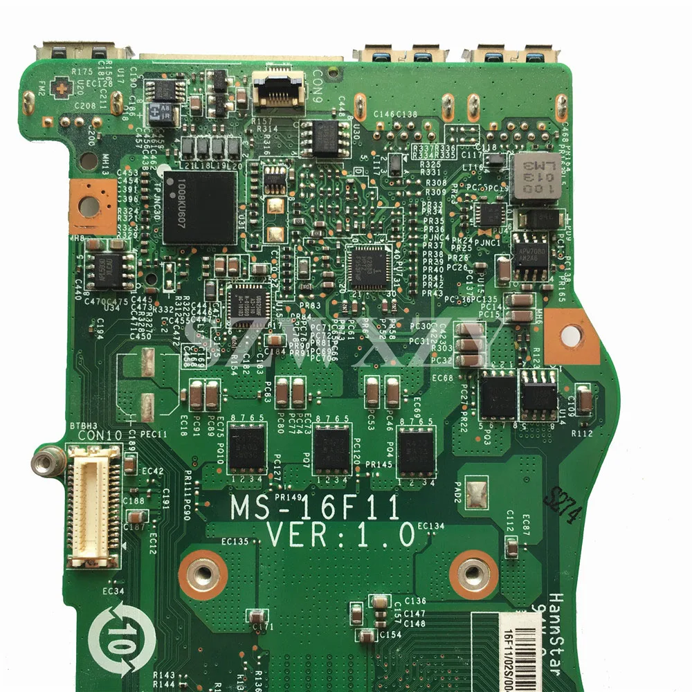 Материнская плата для ноутбука MSI GX660R GX660 GT660 GT663 MS 16F11 VER: 1 0 PM55 DDR3 системная 100%