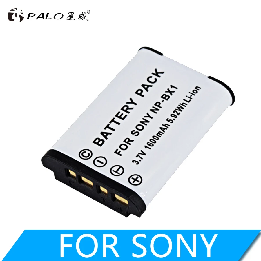 Аккумулятор PALO 3 7 в 1600 мАч для sony DSC RX1 RX100 M3 M2 RX1R GWP88 PJ240E AS15 WX350 WX300 HX300 HX400|Цифровые