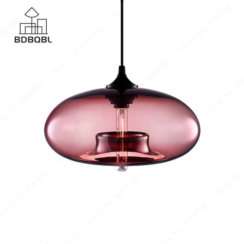 BDBQBL новые подвесные лампы абажур стеклянные светильники для кухни ресторана