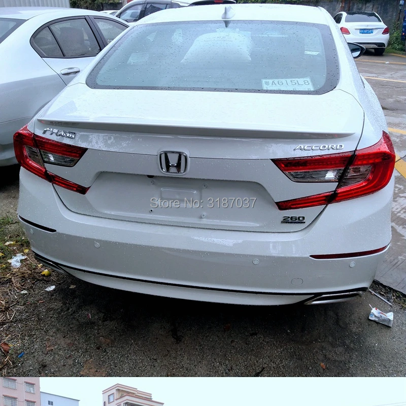 Для Honda Accord спойлер 2014 2015 АБС Пластик Неокрашенный задний на крыло крышу багажник