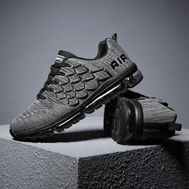 FANPAO рыбий чешуи сетка Flyknit дышащая полная воздушная подушка Профессиональная