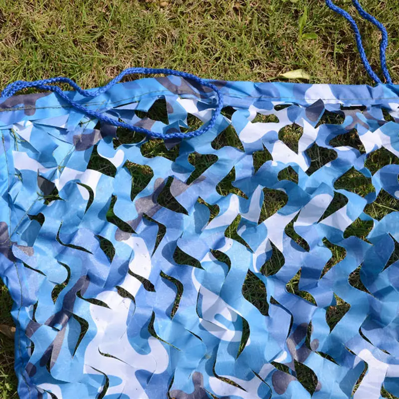 Камуфляжные сетки синего цвета 3x3 4x4 усиленные в стиле милитари для украшения