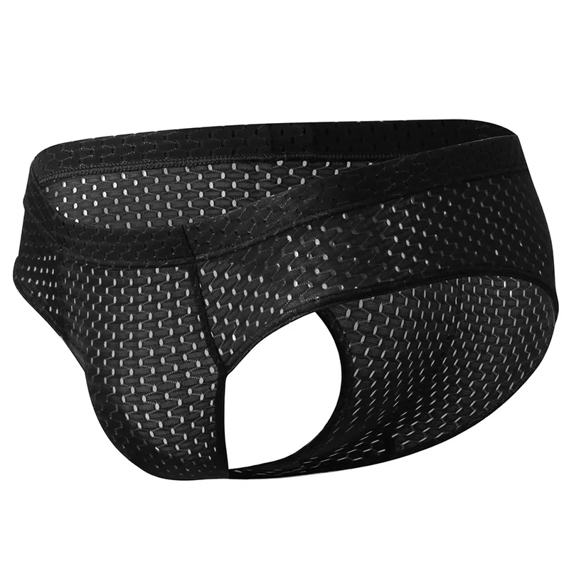 IYUNYI мужские трусы брифы летние ледяные шелковые женское сексуальное белье