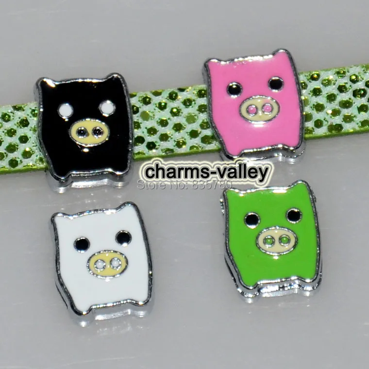 Аксессуары сделай сам 50 шт. 8 мм эмалированные Подвески в виде свиньи подвески для