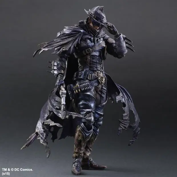 PLAY ARTS 26cm Wild West Black Version Batman Timeless Action Figure Model Toys | Игрушки и хобби
