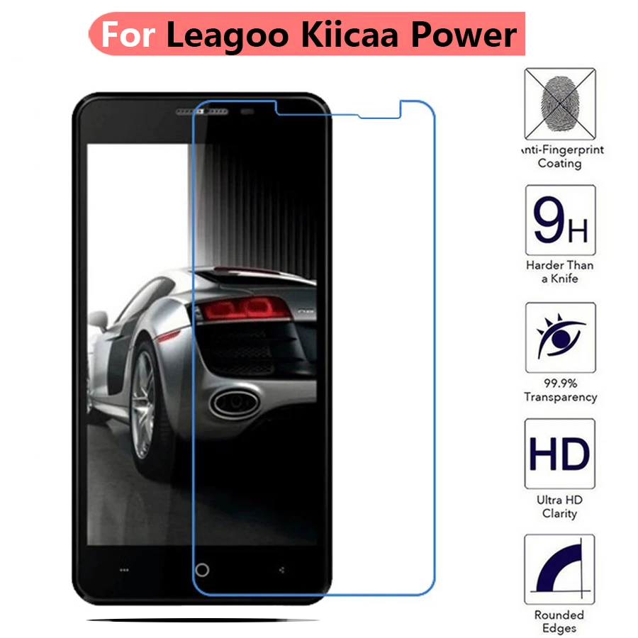 2 шт. ультратонкое закаленное стекло для Leagoo KIICAA Power 5 дюймов | Мобильные телефоны и