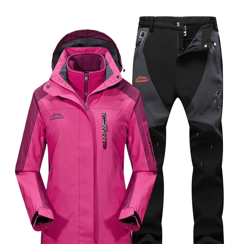 

Outdoor stormtrooper women's three-in-one two-piece suit can be detached from the inner liner winter thermal stormtrooper suit