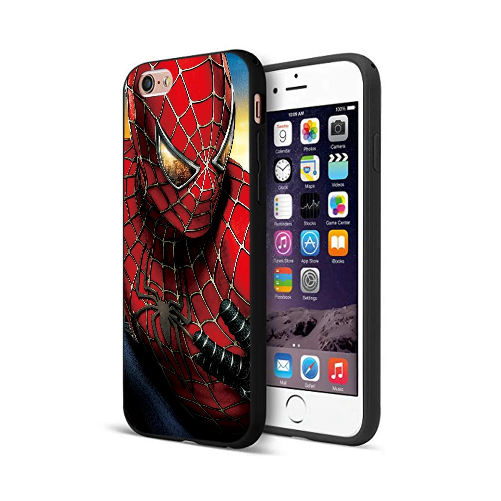 12794 Черный ТПУ чехол для iphone 5 5S se 6 6s 7 8 plus x 10 XR XS MAX силиконовый чехол Marvel мстители капитан Железный человек танос - Цвет: 12794