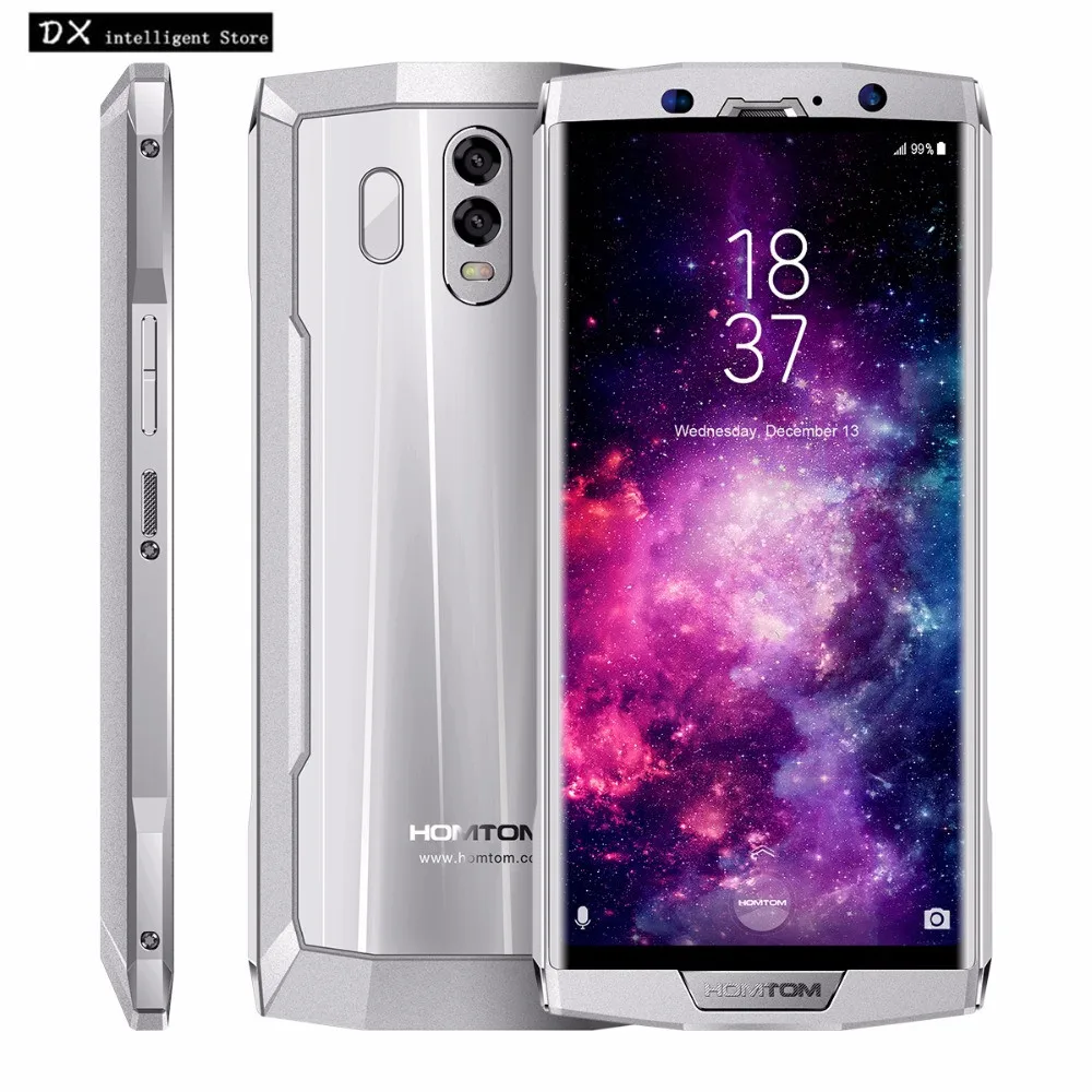 HOMTOM HT70 6 0 &quotHD 18:9 экран MTK6750T Octa Core 10000 мАч смартфон 4 Гб + 64 13MP 16MP двойная камера Android 7