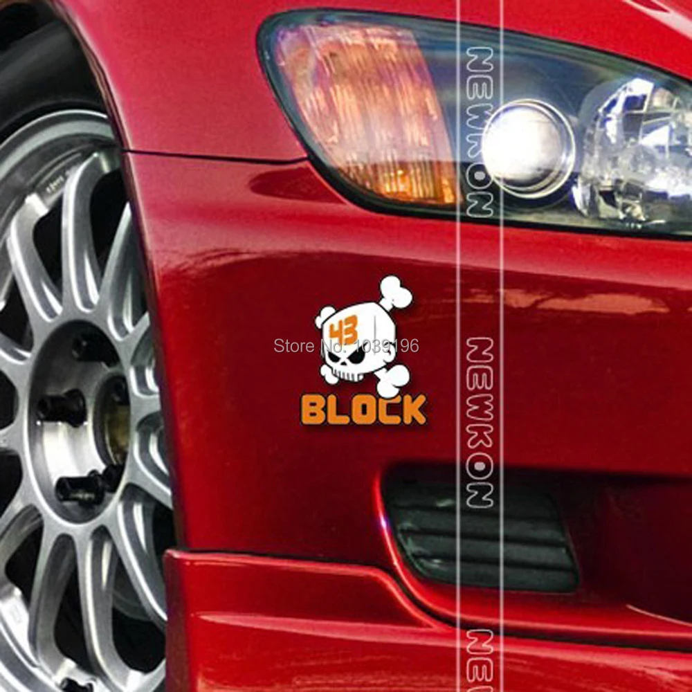

Car Styling Fashion Decoration Car Accessory Ken Block 43 Theme Creative PVC Waterproof Sticker Car Whole Body Decal