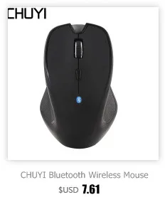 CHUYI беспроводная Bluetooth мышь, перезаряжаемая Бесшумная компьютерная игровая мышь с 6 кнопками, оптическая мышь для ПК, Xiaomi, ноутбука, геймера, мыши