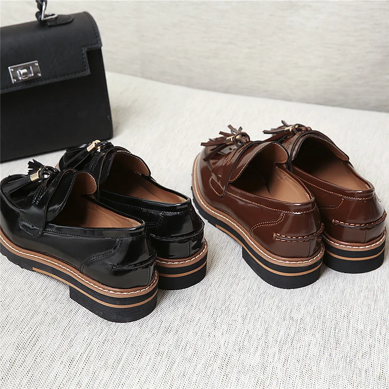 Дизайнерские Туфли оксфорды с двойной бахромой 2019 брендовые Кожаные Дерби на